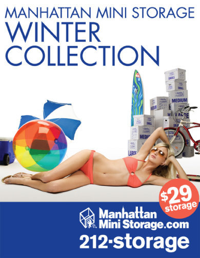 Manhattan Mini Storage Billboard - winter